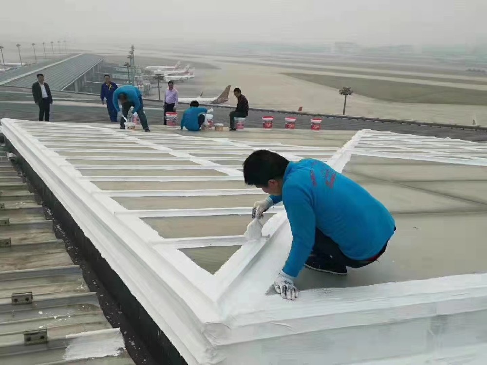 上海夏园宾馆金属屋面防水